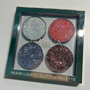 Nabla Miami lights glitter palette